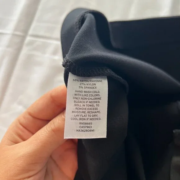 Halogen Womens size Small Black Elastic Band Pants - Picture 11 of 12